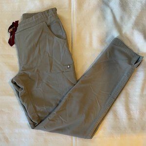 FIGS Cement Yola - Skinny Scrub Pants - XS / Cement